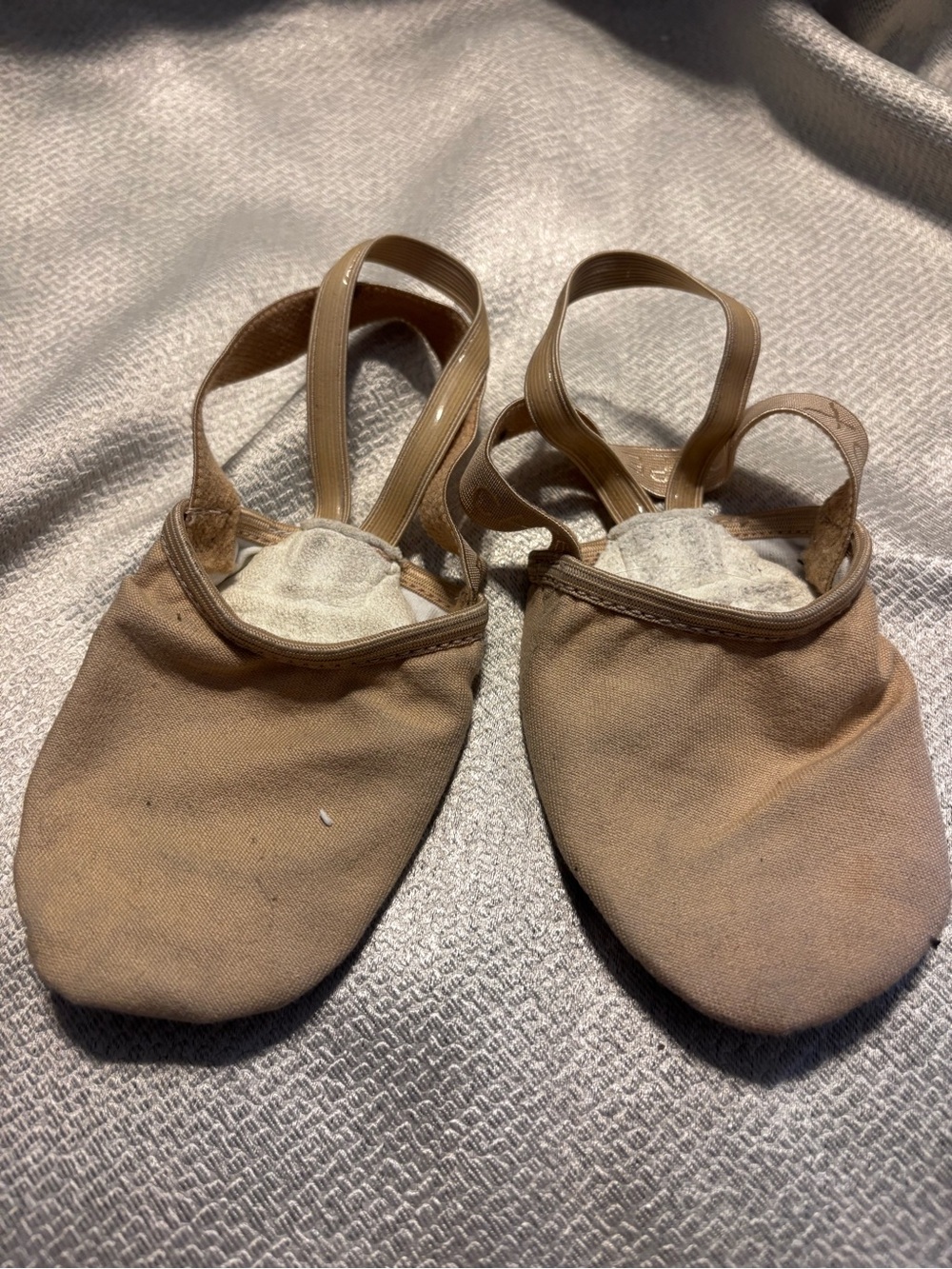 Capezio Kids Canvas Ballet Slippers - Nude